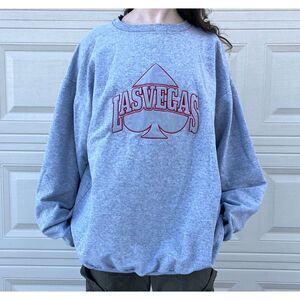 Vintage Las Vegas Oversized Crewneck Sweatshirt SD Sport XXL